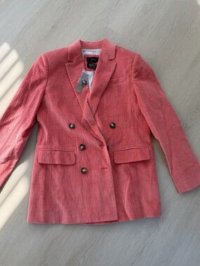 NWT J. Crew Nalya Corduroy Pink Blazer Size 2 Cotton